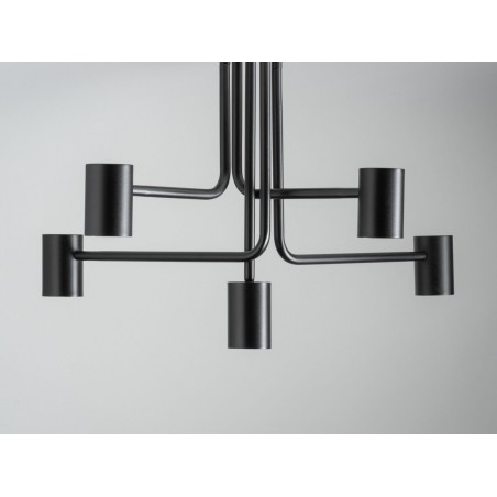 Plafon Luis 5 33422 czarny Sigma