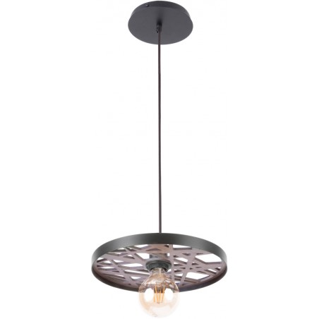 Lampa wisząca Magnum ażur 1 31735 czarny Sigma