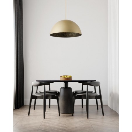 Lampa wisząca Sfera 50 32297 złoty, klosz złoty, czarny Sigma