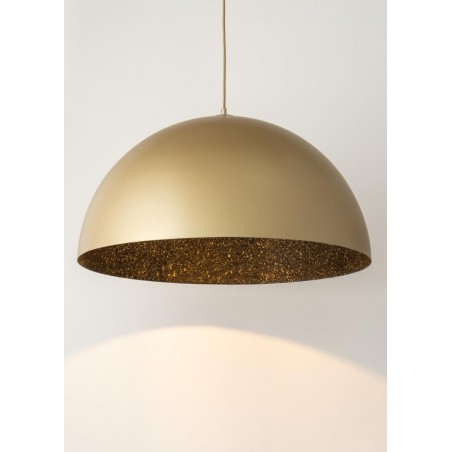 Lampa wisząca Sfera 70 32298 złoty, klosz złoty, czarny Sigma
