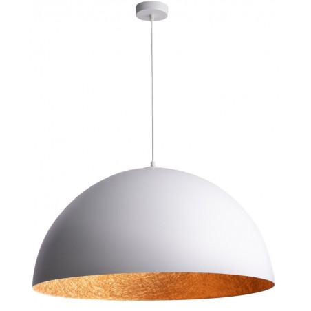 Lampa wisząca Sfera 35 30146 biały, miedź Sigma