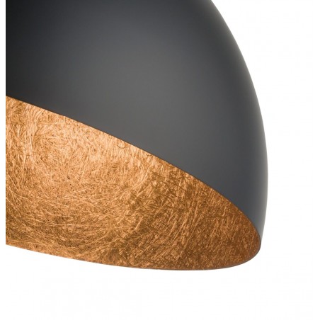 Plafon Sfera 50 32469 czarny, miedź Sigma