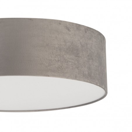 Plafon Soft M 40650 biały, klosz szary Sigma