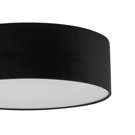 Plafon Soft L 40652 biały, klosz czarny Sigma