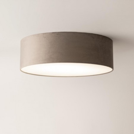 Plafon Soft L 40654 biały, klosz szary Sigma