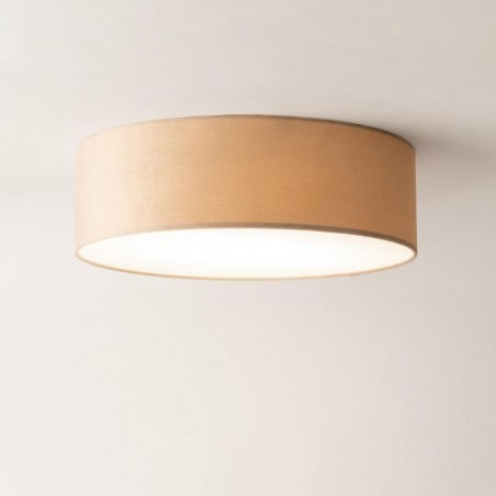 Plafon Soft L 40655 biały, klosz beżowy Sigma