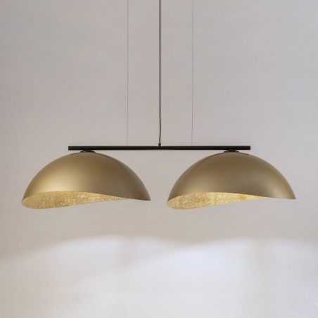 Lampa wisząca Solar 2 40581 czarny, klosz złoty Sigma