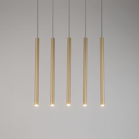 Lampa wisząca Sopel 5 33617 złoty Sigma