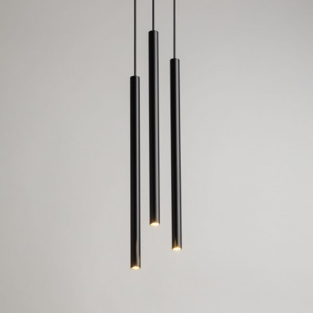 Lampa wisząca Sopel 3 33622 czarny Sigma