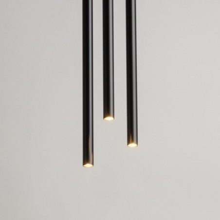 Lampa wisząca Sopel 3 33622 czarny Sigma