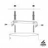 Lampa wisząca Sopel 3 33623 biały Sigma