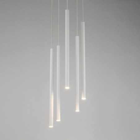 Lampa wisząca Sopel 5 33626 biały Sigma