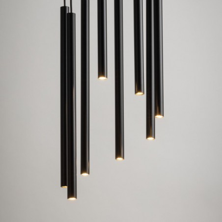 Lampa wisząca Sopel 8 33628 czarny Sigma