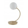 Lampka Velvet 50303 złoty beż, klosz biały Sigma