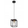 Lampa wisząca Vigo 1 32353 czarny, złoty Sigma