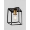 Lampa wisząca Vigo 1 32353 czarny, złoty Sigma
