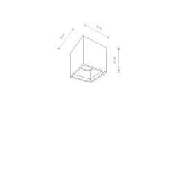 BOLD S Szary 1x35W