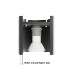 Lampa wisząca ORBIS 1 czarny SL.0051 Sollux