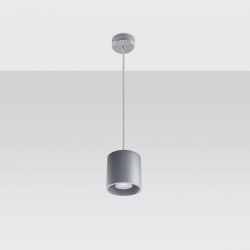 Lampa wisząca ORBIS 1 szary SL.0052 Sollux