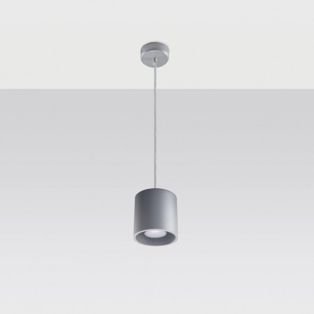 Lampa wisząca ORBIS 1 szary SL.0052 Sollux