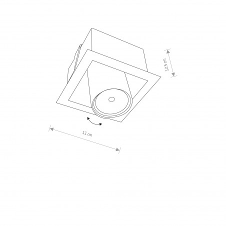EYE MOD Czarny 1x35W