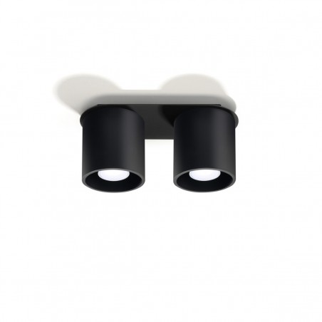 Plafon ORBIS 2 czarny SL.0054 Sollux