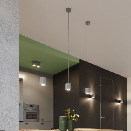 Plafon ORBIS 2 szary SL.0055 Sollux