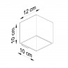Kinkiet QUAD 1 czarny SL.0057 Sollux