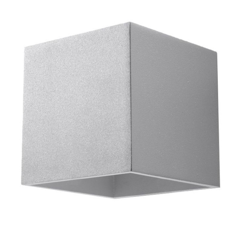 Kinkiet QUAD 1 szary SL.0058 Sollux