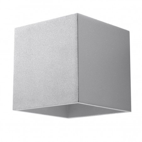 Kinkiet QUAD 1 szary SL.0058 Sollux