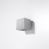 Kinkiet QUAD 1 szary SL.0058 Sollux