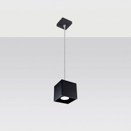 Lampa wisząca QUAD 1 czarny SL.0060 Sollux