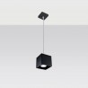 Lampa wisząca QUAD 1 czarny SL.0060 Sollux