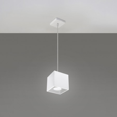 Lampa wisząca QUAD 1 biały SL.0062 Sollux