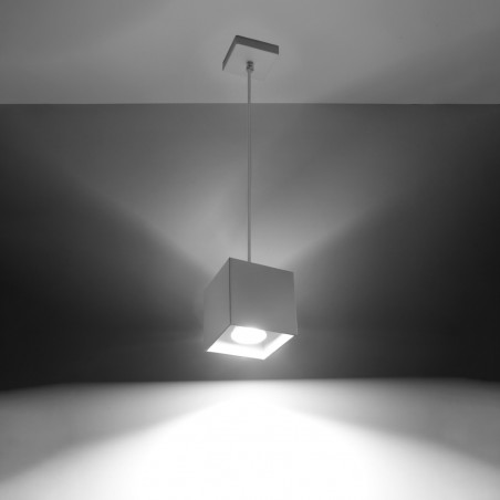 Lampa wisząca QUAD 1 biały SL.0062 Sollux