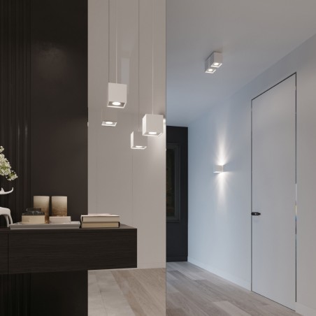 Lampa wisząca QUAD 1 biały SL.0062 Sollux