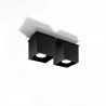 Plafon QUAD 2 czarny SL.0063 Sollux