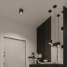 Plafon QUAD 2 czarny SL.0063 Sollux