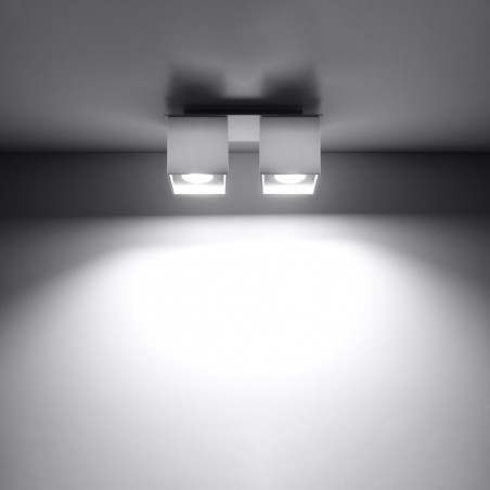 Plafon QUAD 2 biały SL.0065 Sollux