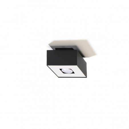 Plafon MONO 1 czarny SL.0070 Sollux