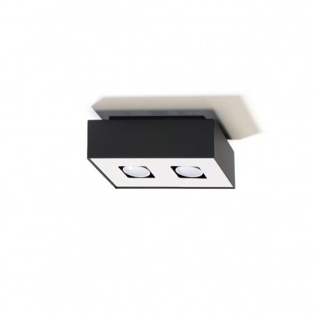 Plafon MONO 2 czarny SL.0071 Sollux