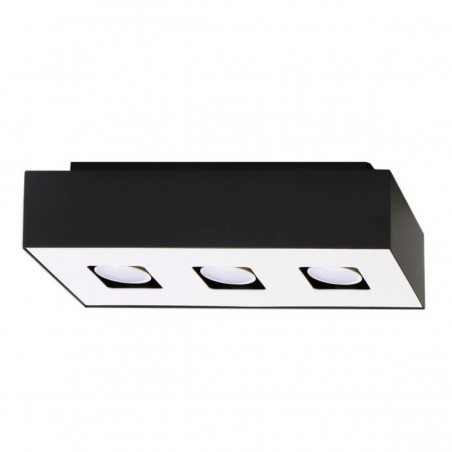 Plafon MONO 3 czarny SL.0072 Sollux Plafon MONO 3 czarny SL.0072 Sollux