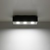 Plafon MONO 3 czarny SL.0072 Sollux