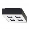 Plafon MONO 4 czarny SL.0073 Sollux