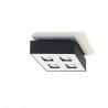 Plafon MONO 4 czarny SL.0073 Sollux