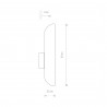 EYE WALL CUT Czarny 10W only LED