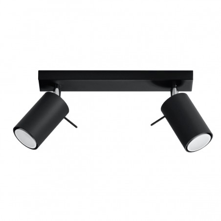 Plafon RING 2 czarny SL.0092 Sollux