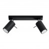 Plafon RING 2 czarny SL.0092 Sollux