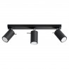 Plafon RING 3L czarny SL.0093 Sollux