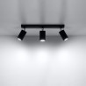 Plafon RING 3L czarny SL.0093 Sollux
